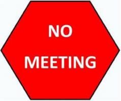 No meeting